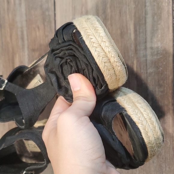 Steve Madden Women P-Veta Espadrille Wedge Sandals sz 8M  shoes - Picture 9 of 15